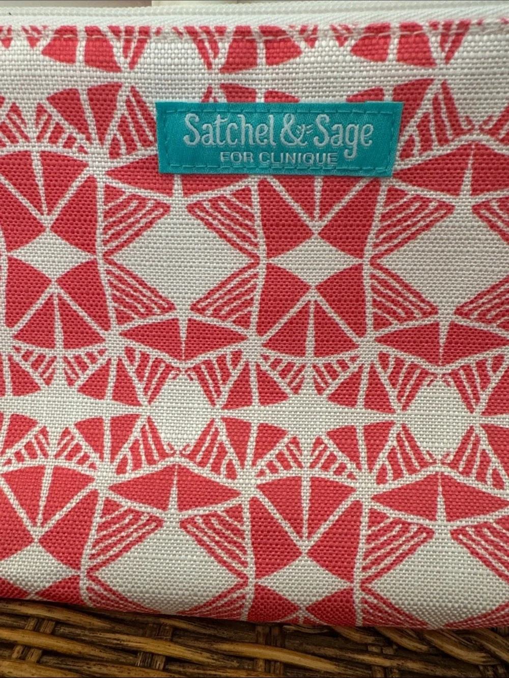 Satchel & Sage for Clinique Stuffed Cosmetic Pouch